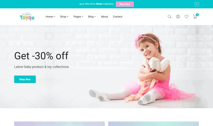 儿童玩具电商网站