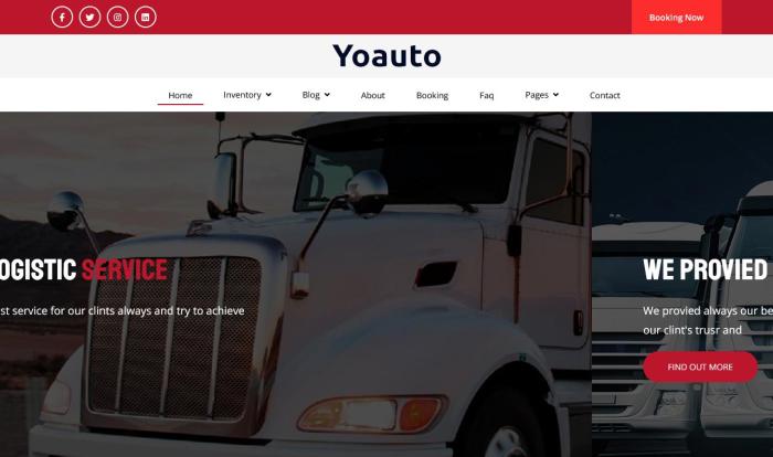 货车运输物流服务网站