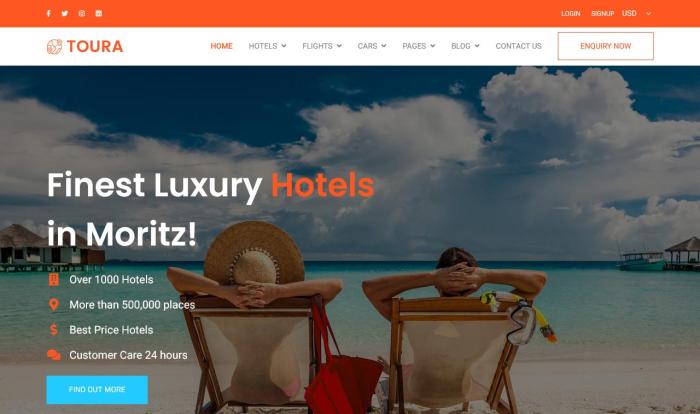 旅游预订平台网站