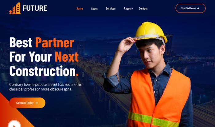 建筑设计与规划公司网站模板