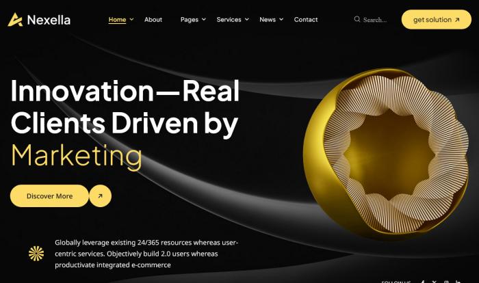 数字品牌营销驱动公司网站