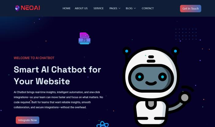 AI聊天机器人网站