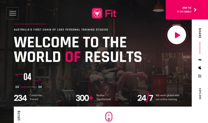 豪华训练健身中心网站