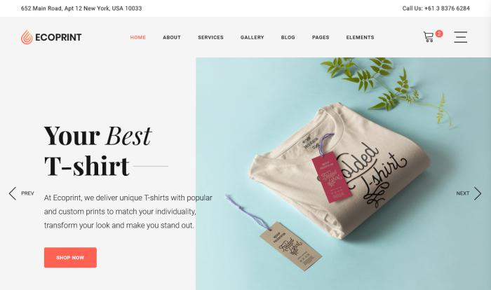 专业定制T恤商城网站